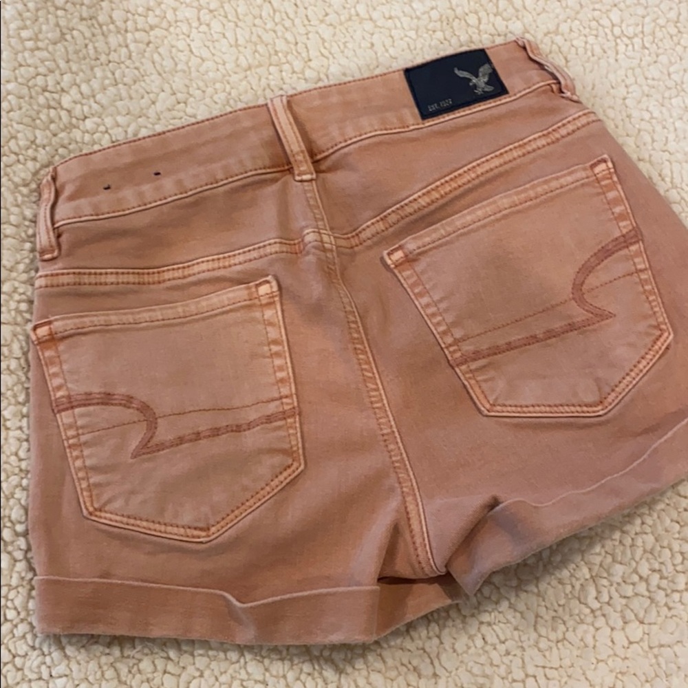 Pink Jean Shorts - Picture 2 of 4